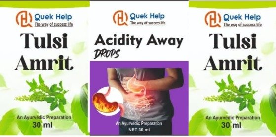 2 Tulsi Amrit + 1 Acidity Away