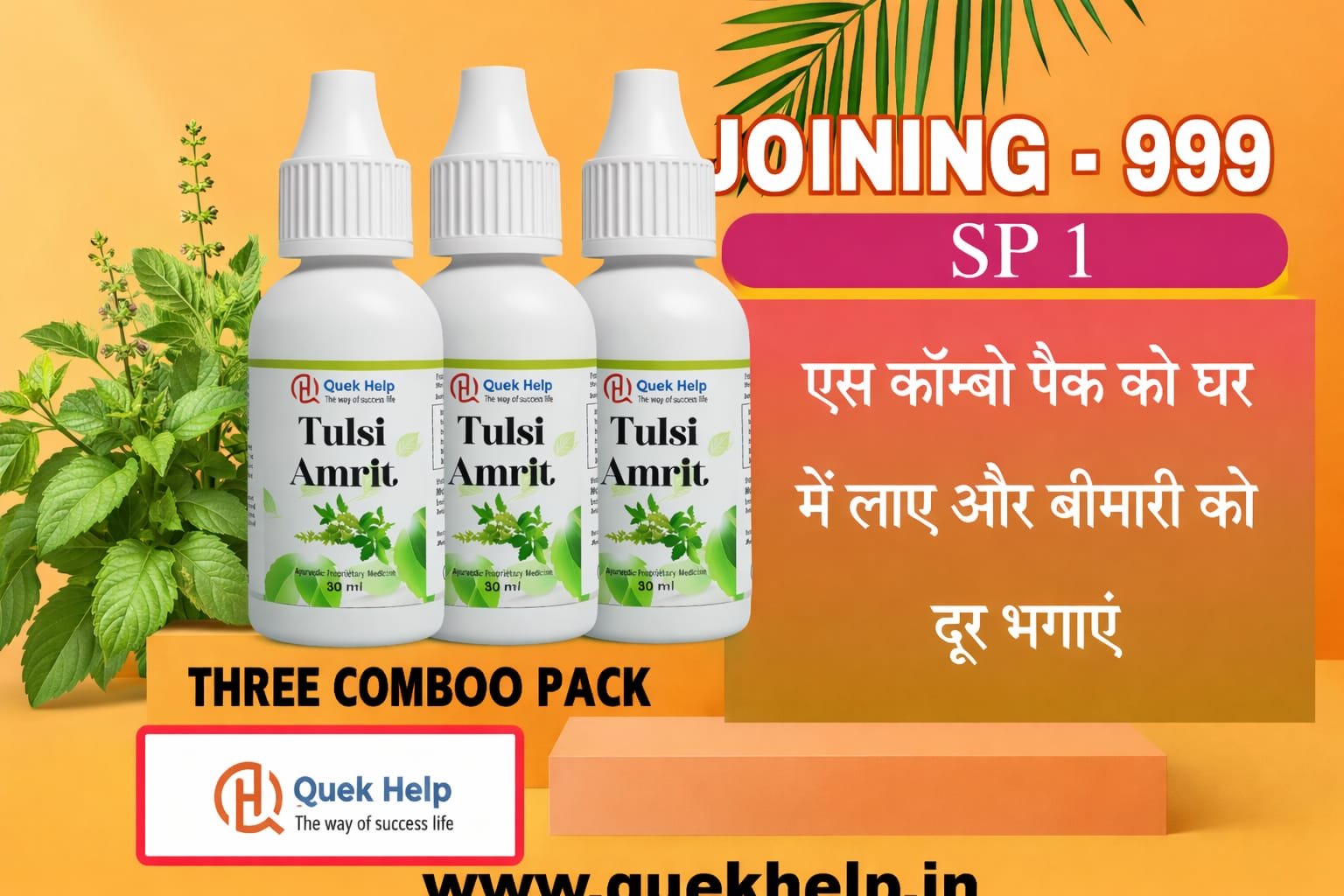 Tulsi Set of 3 Piece